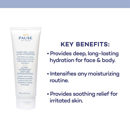 Pause Well-Aging Moisture-Lock Ultra Hydrator Moisturizer - 3 oz Unisex Face Moisturizer