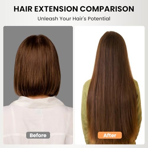 TopWigy Professional Hair Extensions Tool - Fusion Heat Iron Connector with Adjustable Temperature, Black B-tip (US Plug) Avelisse
