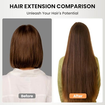 TopWigy Professional Hair Extensions Tool - Fusion Heat Iron Connector with Adjustable Temperature, Black B-tip (US Plug) Avelisse