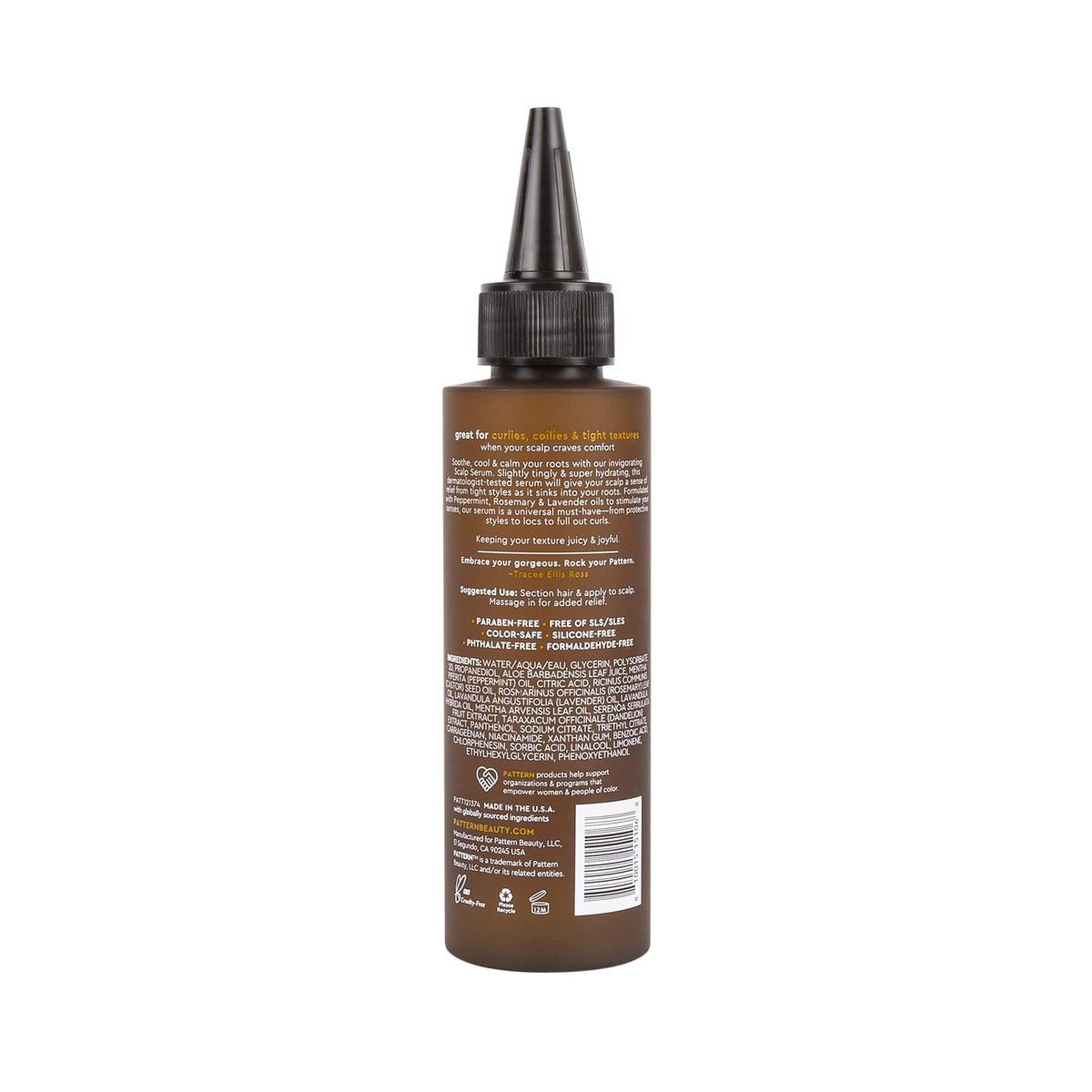PATTERN Beauty Scalp Serum with Rosemary and Peppermint Oil – Moisturizing Treatment for Dry, Itchy Scalps, 4 Fl Oz Avelisse