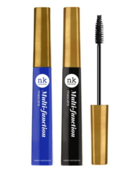 N K Water Resistant Multi-Function Mascara - Blue & Black (1 oz) - görsel 1
