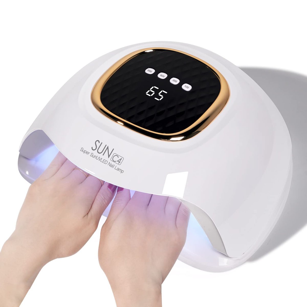 MIRAGE LAYON UV Nail Lamp - Fast Drying LED Nail Lamp with 4 Timers & Infrared Sensor for Home Salon Use Avelisse