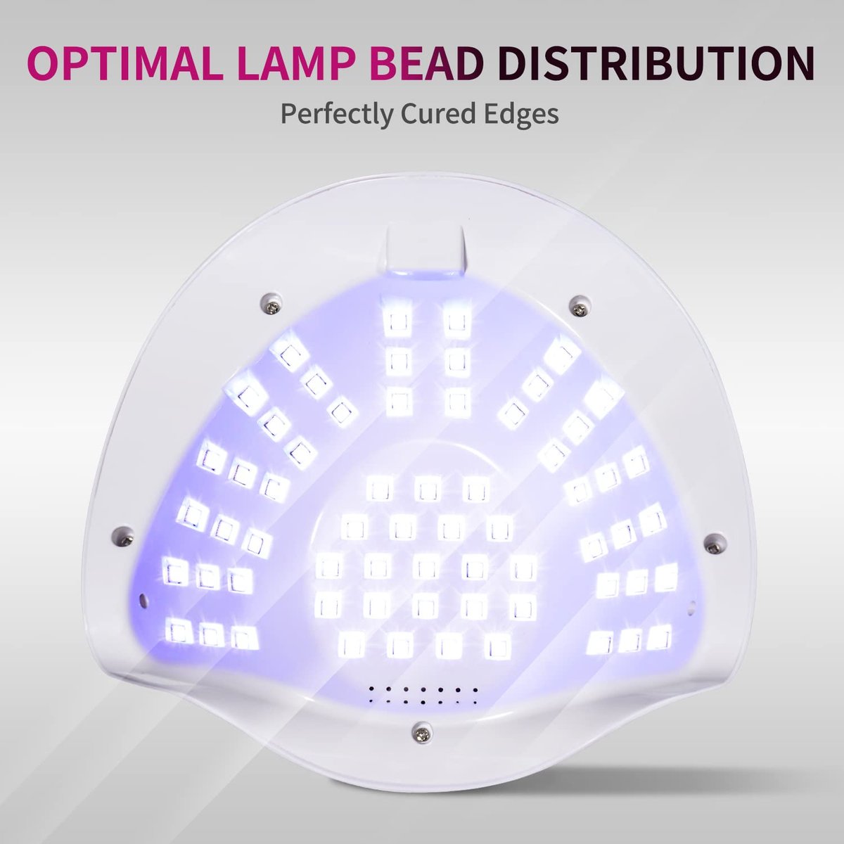 MIRAGE LAYON UV Nail Lamp - Fast Drying LED Nail Lamp with 4 Timers & Infrared Sensor for Home Salon Use Avelisse