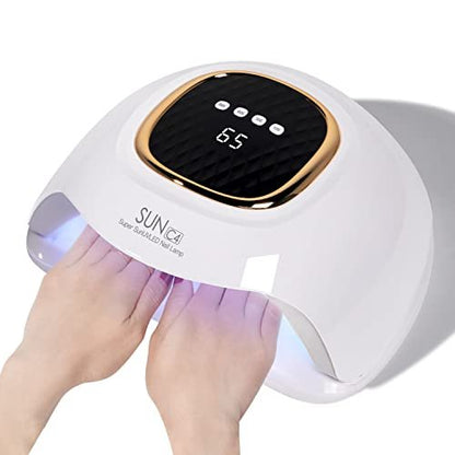 MIRAGE LAYON UV Nail Lamp - Fast Drying LED Nail Lamp with 4 Timers & Infrared Sensor for Home Salon Use Avelisse