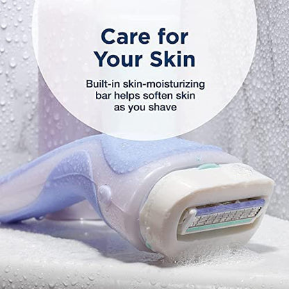 Schick Intuition Pure Nourishment Razor Refills with Organic Cocoa Butter, 12 Cartridges (4 Packs of 3) Avelisse