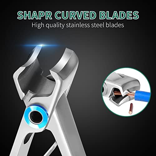 SZHLUX Ultra Wide Jaw Opening Nail Clippers Set - Stainless Steel Fingernail and Toenail Cutter for Thick Nails, Ingrown Nails, Men & Women - Silver - görsel 10