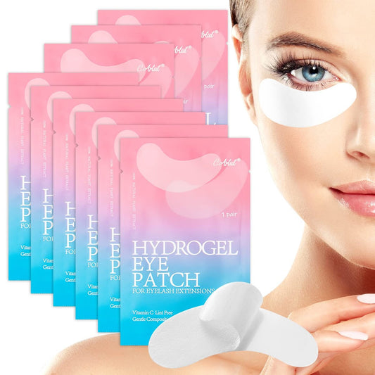 110 Pairs C. ARTIST 100% Natural Eyelash Extension Under Eye Gel Pads - Collagen & Aloe Vera Hydrogel Eye Patches Kit for Lash Techs Avelisse