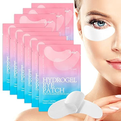 110 Pairs C. ARTIST 100% Natural Eyelash Extension Under Eye Gel Pads - Collagen & Aloe Vera Hydrogel Eye Patches Kit for Lash Techs Avelisse