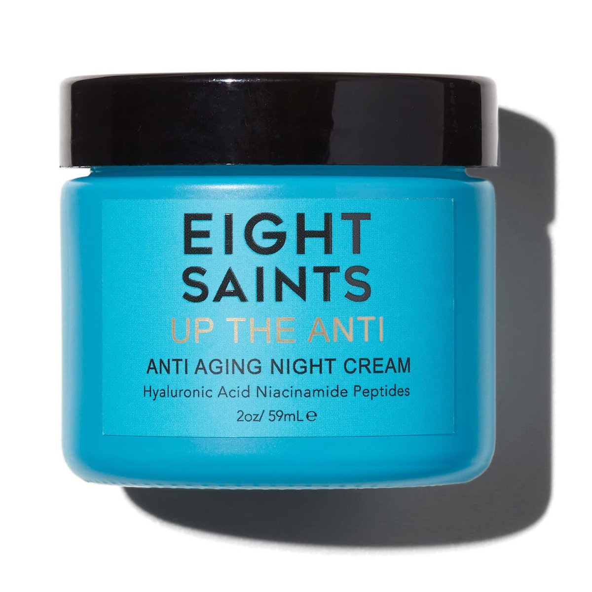 Eight Saints Up the Anti Night Cream – Anti-Aging Face Moisturizer with Hyaluronic Acid, Niacinamide & Peptides for Fine Lines and Wrinkles, 2 oz Avelisse