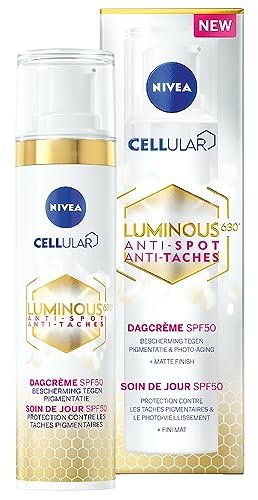 NIVEA Cellular Luminous630 Daily Brightening Fluid 40 ml – Advanced Dark-Spot Correcting Moisturizer with Hyaluronic Acid and Vitamin E for Smoother, More Radiant and Even-Looking Skin Avelisse