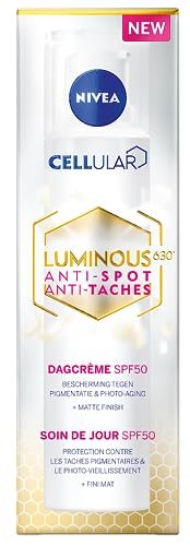 NIVEA Cellular Luminous630 Daily Brightening Fluid 40 ml – Advanced Dark-Spot Correcting Moisturizer with Hyaluronic Acid and Vitamin E for Smoother, More Radiant and Even-Looking Skin Avelisse