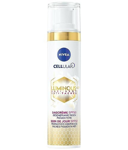 NIVEA Cellular Luminous630 Daily Brightening Fluid 40 ml – Advanced Dark-Spot Correcting Moisturizer with Hyaluronic Acid and Vitamin E for Smoother, More Radiant and Even-Looking Skin Avelisse