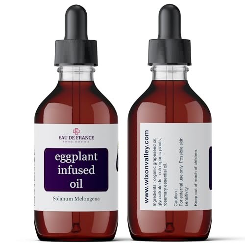 Eggplant Oil for Skin Disorders – Condition & Regenerate Discolored, Thickened, Scaly Skin (1 oz) - görsel 4