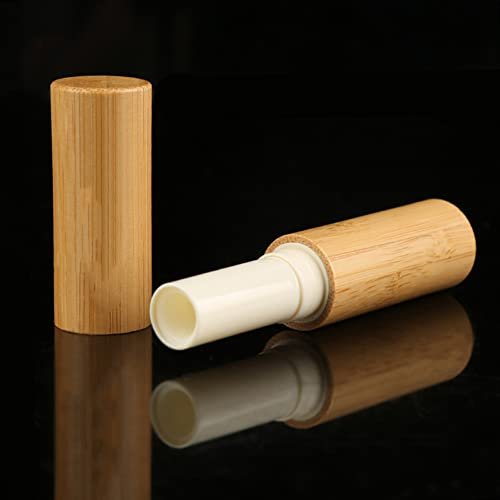 Vipolish 3Pcs 3ml Natural Bamboo Lip Balm Tubes - Empty Refillable DIY Lipstick Tube Holder Cosmetic Lipstick Gloss Containers - görsel 6