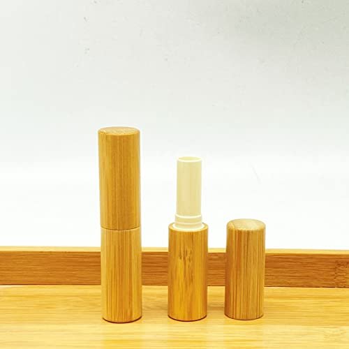 Vipolish 3Pcs 3ml Natural Bamboo Lip Balm Tubes - Empty Refillable DIY Lipstick Tube Holder Cosmetic Lipstick Gloss Containers - görsel 12