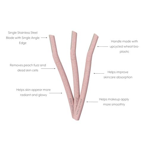 Jenny Patinkin Dermaplaning Tool Set (3 Pieces) - Professional Facial Razor for Women, Exfoliating Face Shaver for Peach Fuzz Removal & Smooth Skin Avelisse