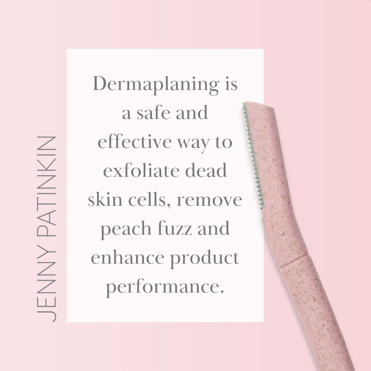 Jenny Patinkin Dermaplaning Tool Set (3 Pieces) - Professional Facial Razor for Women, Exfoliating Face Shaver for Peach Fuzz Removal & Smooth Skin Avelisse