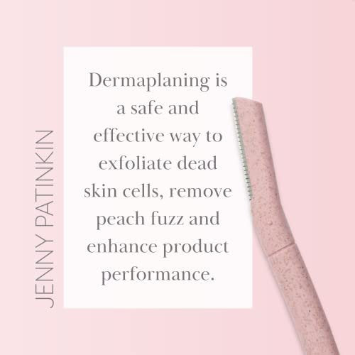 Jenny Patinkin Dermaplaning Tool Set (3 Pieces) - Professional Facial Razor for Women, Exfoliating Face Shaver for Peach Fuzz Removal & Smooth Skin Avelisse