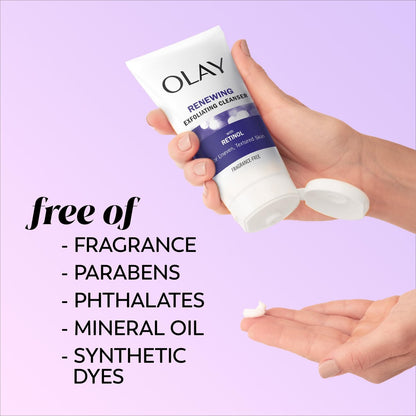 Olay Retinol 24 Duo Pack: Fragrance-Free Exfoliating Cleanser & Night Moisturizer Avelisse
