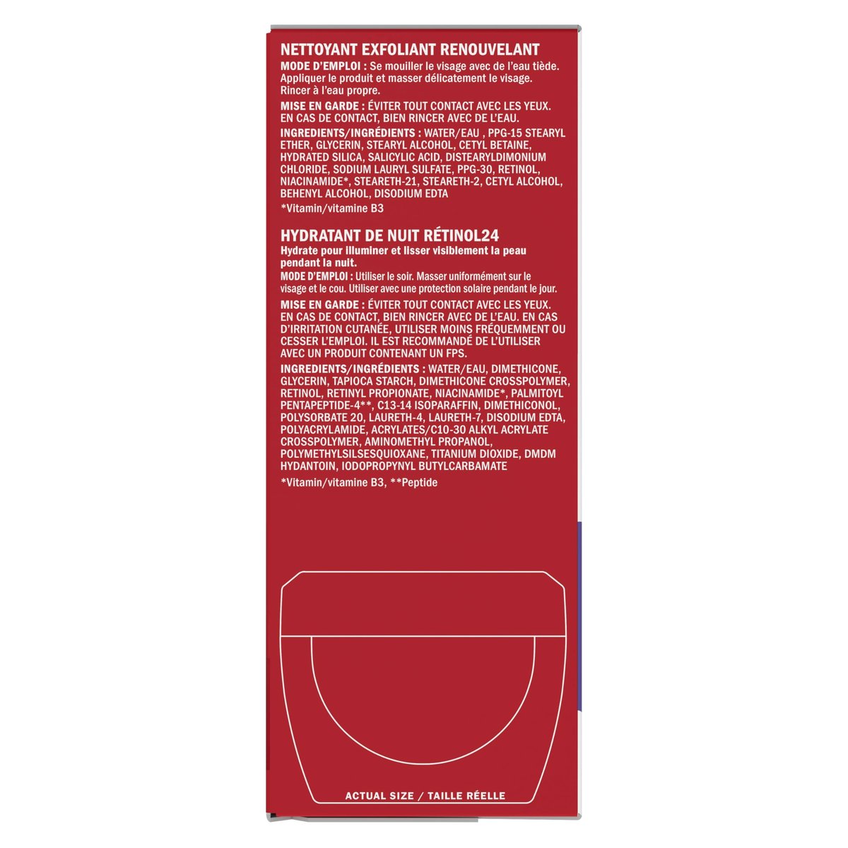 Olay Retinol 24 Duo Pack: Fragrance-Free Exfoliating Cleanser & Night Moisturizer Avelisse