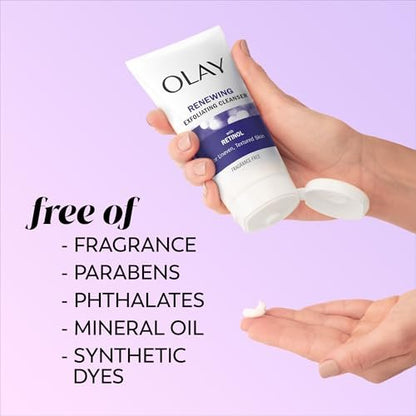Olay Retinol 24 Duo Pack: Fragrance-Free Exfoliating Cleanser & Night Moisturizer Avelisse