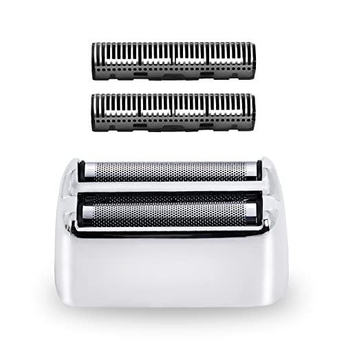 Replacement Foil & Cutters Compatible with BaBylissPRO FXFS2 FXFS2G Double Foil Shaver – Silver - görsel 2