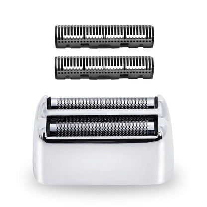 Replacement Foil & Cutters Compatible with BaBylissPRO FXFS2 FXFS2G Double Foil Shaver – Silver