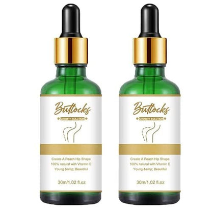 2pc Hiplift Buttocks Essential Oil - Natural – Firming and Lifting: Regular massage with this oil helps stimulate – Image 2