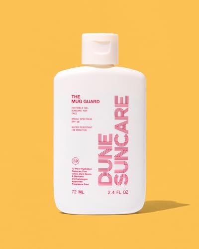 The Mug Guard Gel Sunscreen for Face - Reef Safe, Water-Resistant & Lightweight SPF 30 - Anti-Aging, Non-Greasy Sunblock with 72-Hour Hydration - Fragrance-Free (2.4 Fl Oz) Avelisse