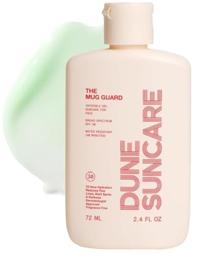 The Mug Guard Gel Sunscreen for Face - Reef Safe, Water-Resistant & Lightweight SPF 30 - Anti-Aging, Non-Greasy Sunblock with 72-Hour Hydration - Fragrance-Free (2.4 Fl Oz) Avelisse