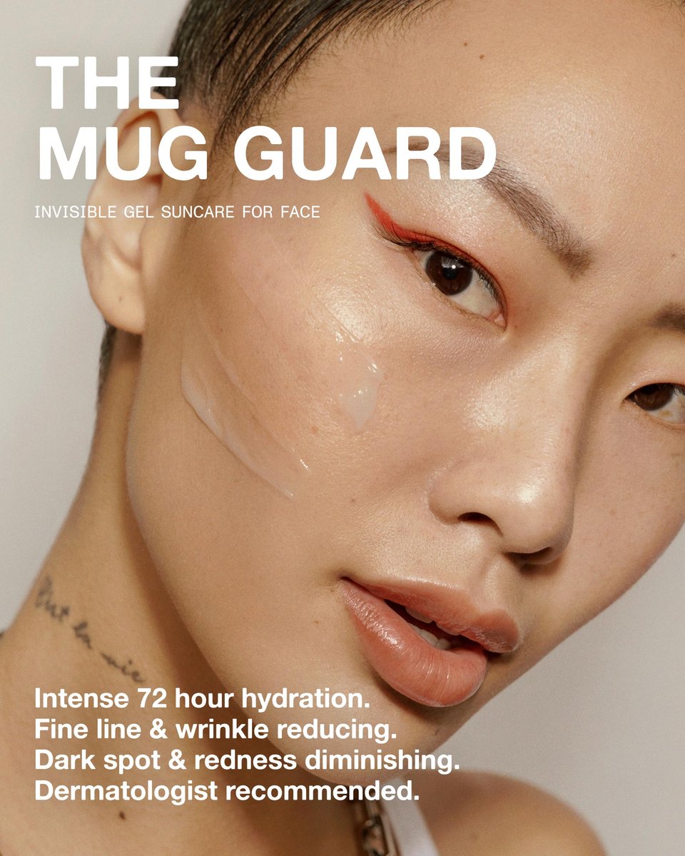 The Mug Guard Gel Sunscreen for Face - Reef Safe, Water-Resistant & Lightweight SPF 30 - Anti-Aging, Non-Greasy Sunblock with 72-Hour Hydration - Fragrance-Free (2.4 Fl Oz) Avelisse