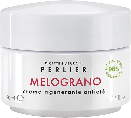 Perlier Pomegranate Revitalizing Anti-Aging Face Cream - 1.6 fl oz, Bio-Fermented Pomegranate with Vitamins C & E, Hydrating and Protective Formula, Alcohol-Free, Boosts Radiance and Skin Vitality - görsel 2
