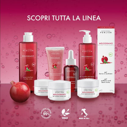 Perlier Pomegranate Revitalizing Anti-Aging Face Cream - 1.6 fl oz, Bio-Fermented Pomegranate with Vitamins C & E, Hydrating and Protective Formula, Alcohol-Free, Boosts Radiance and Skin Vitality
