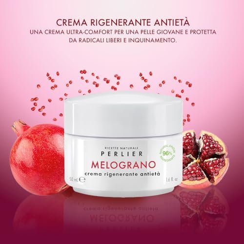 Perlier Pomegranate Revitalizing Anti-Aging Face Cream - 1.6 fl oz, Bio-Fermented Pomegranate with Vitamins C & E, Hydrating and Protective Formula, Alcohol-Free, Boosts Radiance and Skin Vitality - görsel 4