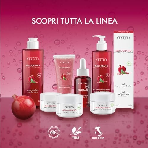 Perlier Pomegranate Revitalizing Anti-Aging Face Cream - 1.6 fl oz, Bio-Fermented Pomegranate with Vitamins C & E, Hydrating and Protective Formula, Alcohol-Free, Boosts Radiance and Skin Vitality - görsel 10