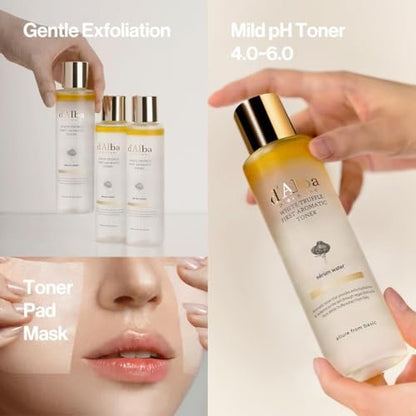 d'Alba Italian White Truffle First Aromatic Toner - Vegan Hydrating Toner with White Truffles, Weakly Acidic, Surfactant Free (5.24 fl oz) Avelisse