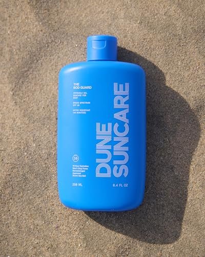 DUNE SUNCARE The Bod Guard - Award-Winning Clear Invisible Gel Body Sunscreen SPF 30, 8.4 Fl Oz Avelisse