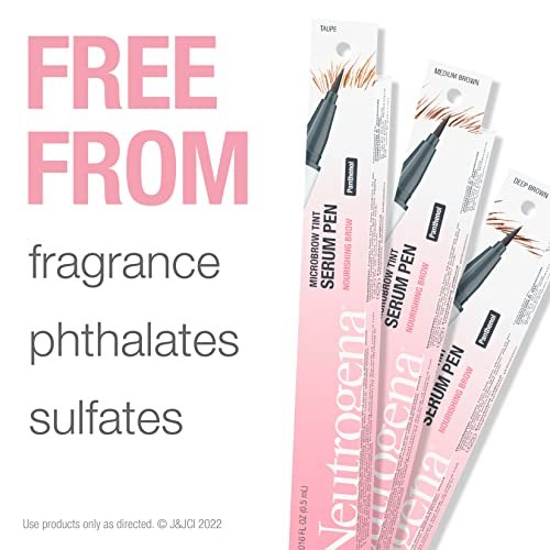 Neutrogena Microbrow Tint Serum Pen, Precision Tinted Eyebrow Pen, Medium Brown - Nourishes & Conditions for Fuller Natural-Looking Brows - görsel 14