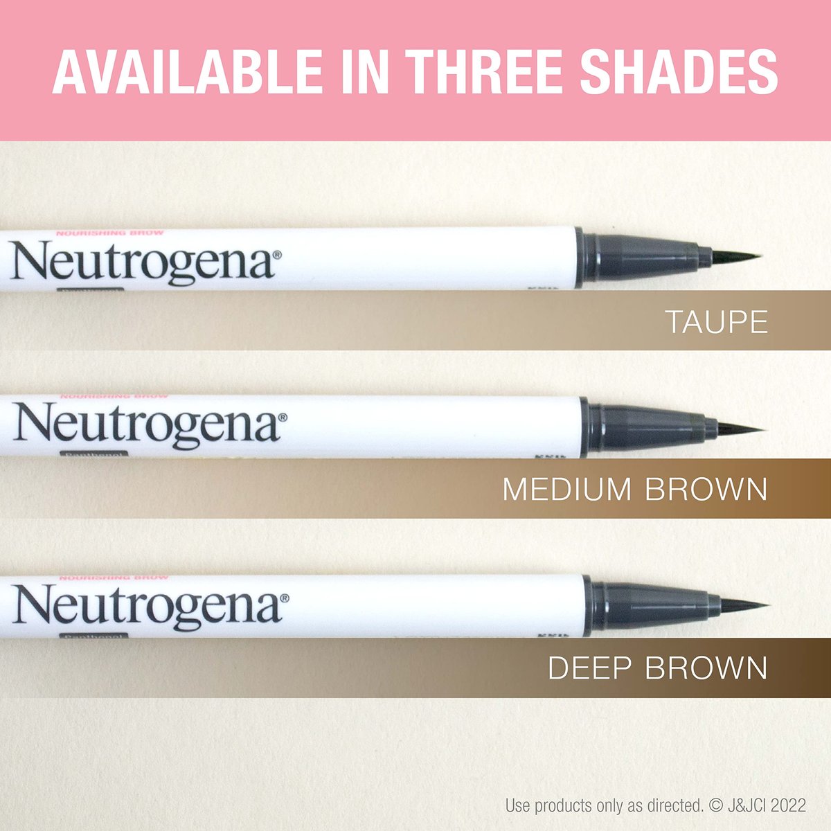 Neutrogena Microbrow Tint Serum Pen, Precision Tinted Eyebrow Pen, Medium Brown - Nourishes & Conditions for Fuller Natural-Looking Brows - görsel 7