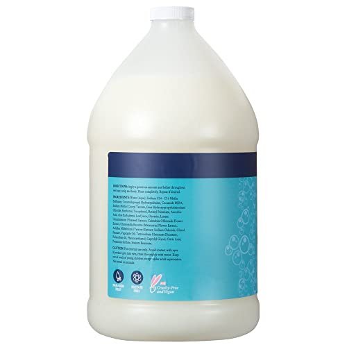 Ginger Lily Farms Botanicals Kid's 3-in-1 Shampoo, Conditioner & Body Wash, Tear-Free Formula, 100% Vegan & Cruelty-Free, Fragrance-Free, 1 Gallon (128 fl oz) Refill Avelisse