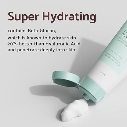 IUNIK Beta Glucan Daily Moisture Cream - 2-Piece Set, Deep Hydration & Skin Barrier Fortifying Moisturizer, Korean Skincare Avelisse