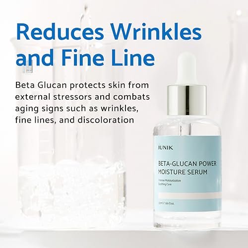 IUNIK Beta Glucan Daily Moisture Cream - 2-Piece Set, Deep Hydration & Skin Barrier Fortifying Moisturizer, Korean Skincare Avelisse