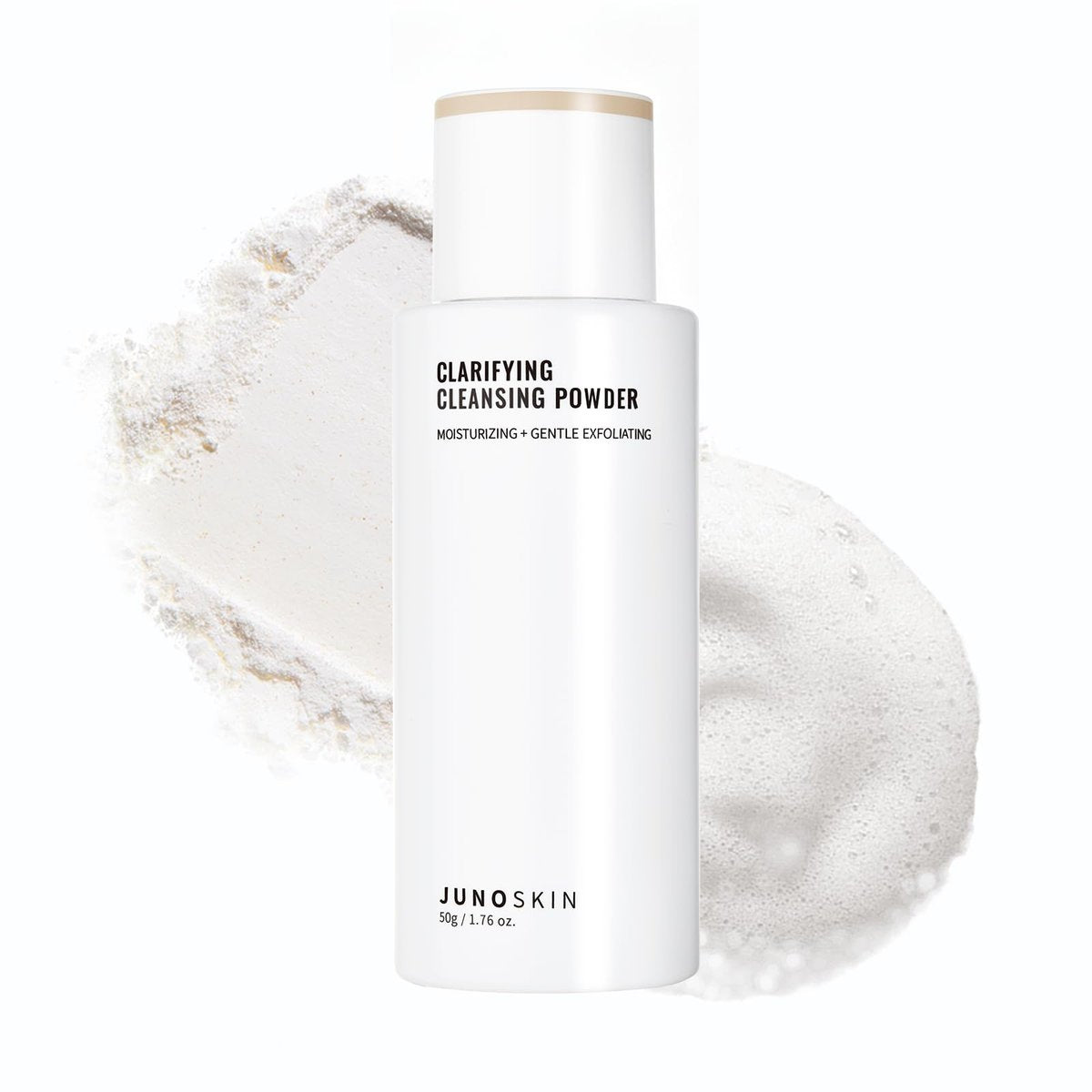JUNO & Co. Cleansing Powder - Exfoliating Face Wash with Hyaluronic Acid, Rice Extract, Papain Enzyme, 1.76 oz Avelisse