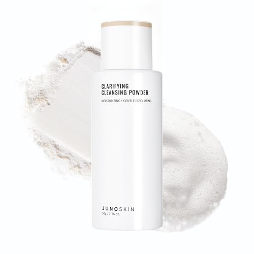 JUNO & Co. Cleansing Powder - Exfoliating Face Wash with Hyaluronic Acid, Rice Extract, Papain Enzyme, 1.76 oz Avelisse