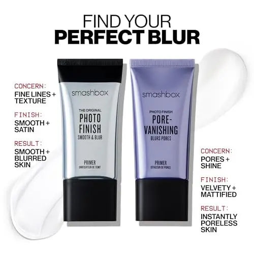 Smashbox The Original Photo Finish Smooth & Blur Makeup Primer – Instantly Smooths and Blurs Fine Lines and Pores, with Vitamins A + E, 0.34 Fl Oz Avelisse