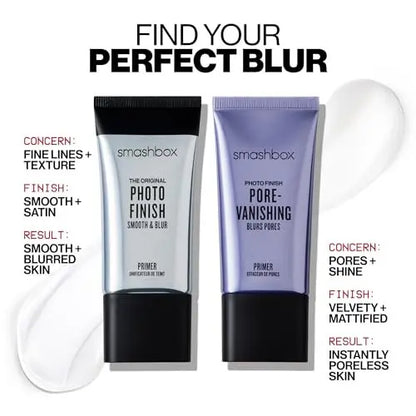 Smashbox The Original Photo Finish Smooth & Blur Makeup Primer – Instantly Smooths and Blurs Fine Lines and Pores, with Vitamins A + E, 0.34 Fl Oz Avelisse