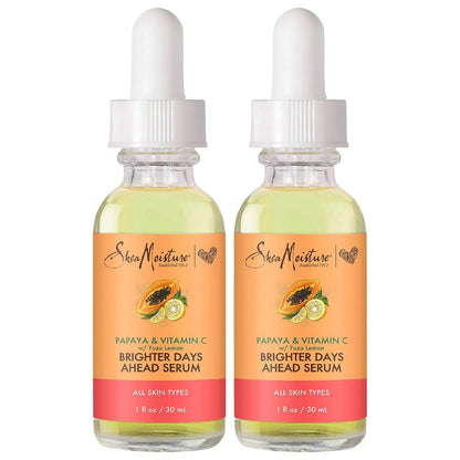 SheaMoisture Papaya & Vitamin C Face Serum – Brighter Days Ahead 2-Pack, 1 oz Each Avelisse