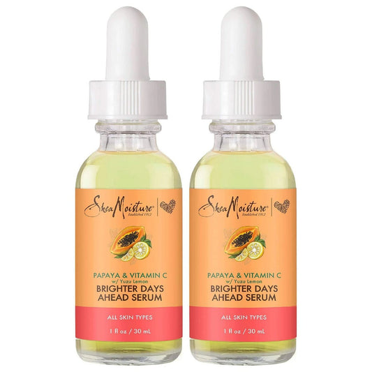 SheaMoisture Papaya & Vitamin C Face Serum – Brighter Days Ahead 2-Pack, 1 oz Each Avelisse