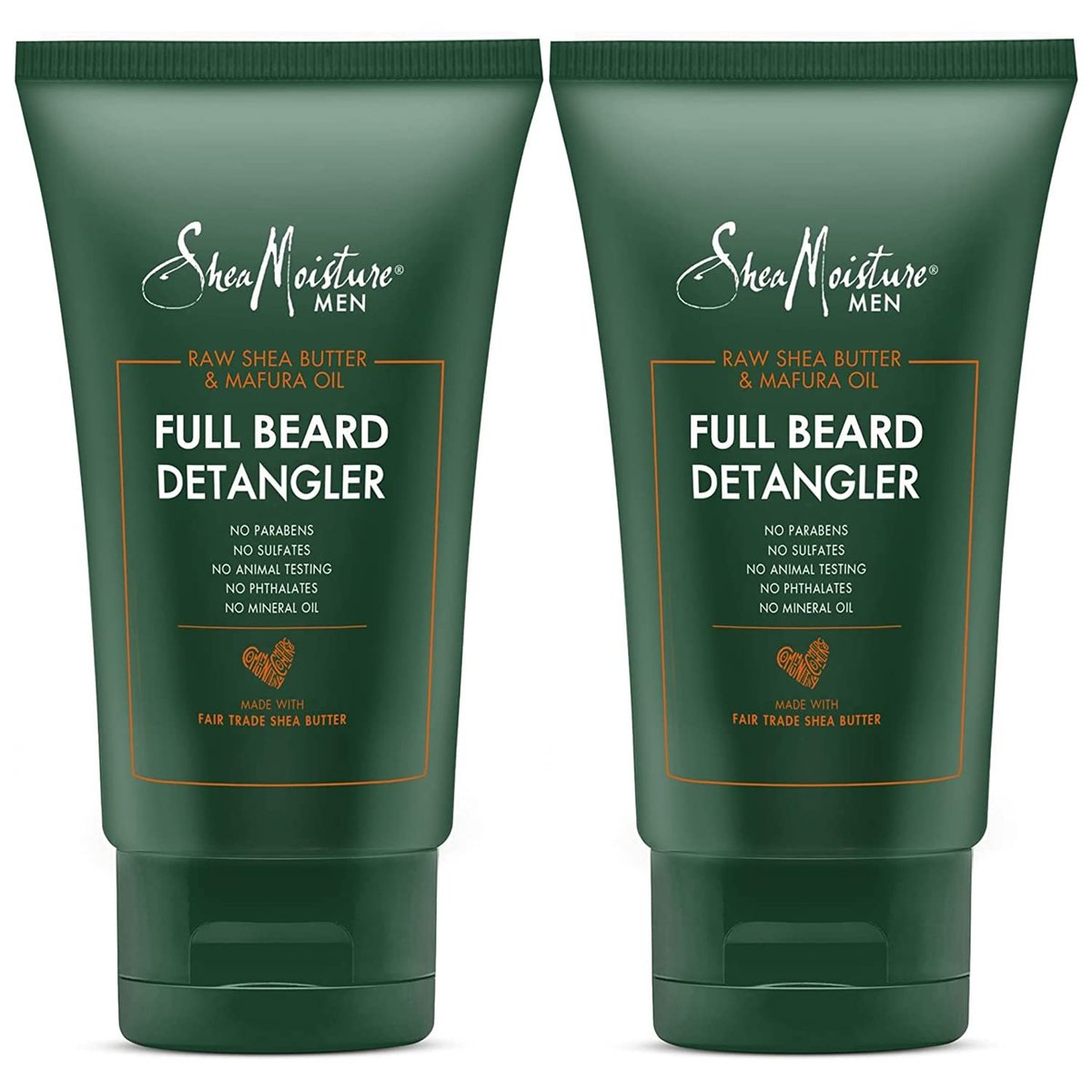 SheaMoisture Men Full Beard Detangler and Conditioner with Maracuja Oil & Shea Butter - Rich Moisturizing Cream to Soften and Detangle, Pack of 2-4 Oz Each Avelisse