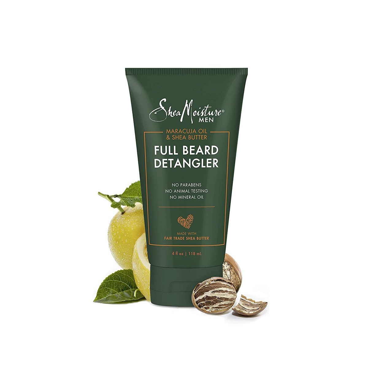SheaMoisture Men Full Beard Detangler and Conditioner with Maracuja Oil & Shea Butter - Rich Moisturizing Cream to Soften and Detangle, Pack of 2-4 Oz Each Avelisse
